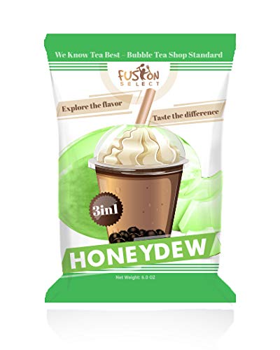 Fusion Select Taro Milk & Honeydew Mango Boba Bubble Tea Mix - 6 oz.
