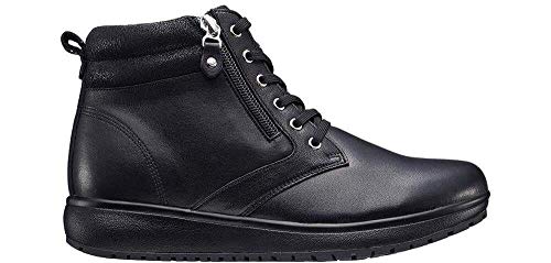 Joya Women's Dark Grey Leather Casual Shoes Wilma II