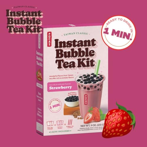 Taro Milk Tea Kit with Tapioca Pearls - 5 Kits