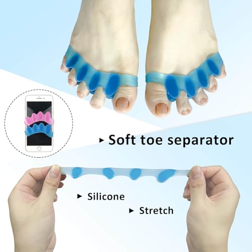 SUNFATT Toe Spacers for Women: Relieve Overlapping Toes & Bunions