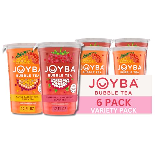 JOYBA Assorted Bubble Tea 6 Pack 12 fl. oz.