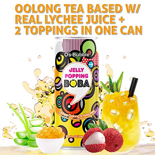Lychee Bubble Tea Party Pack | 6-Pack Vegan Boba