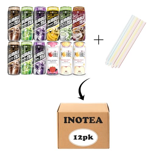 12-Pack Assorted Bubble Tea for Lovers